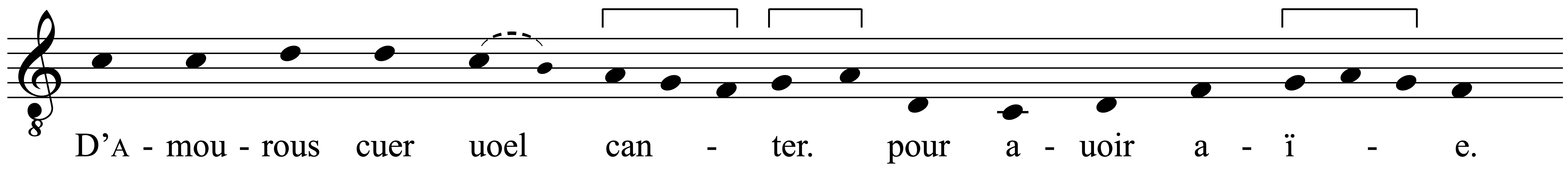 Work musical notation